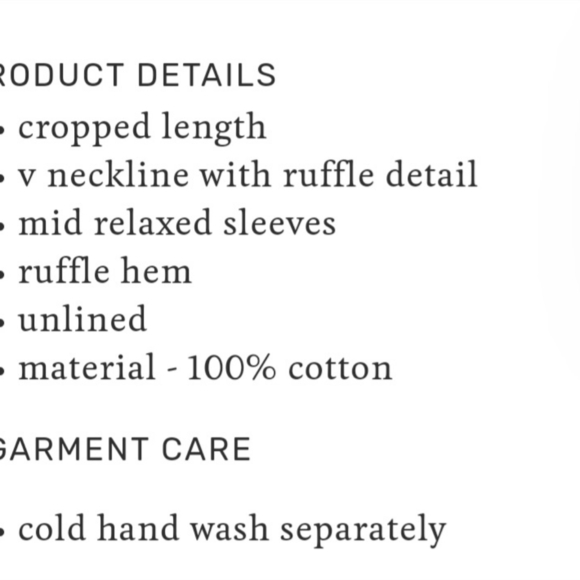 Petal & Pup Flutter Sheridan Sleeve Boho Ruffle Peasant Blouse Top Large Rust - Picture 13 of 14